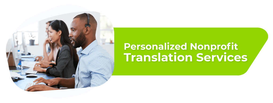 Personalized Non Profit Translation Services